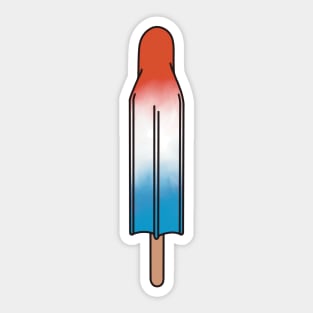 Watercolor Rocket Pop Popsicle Sticker